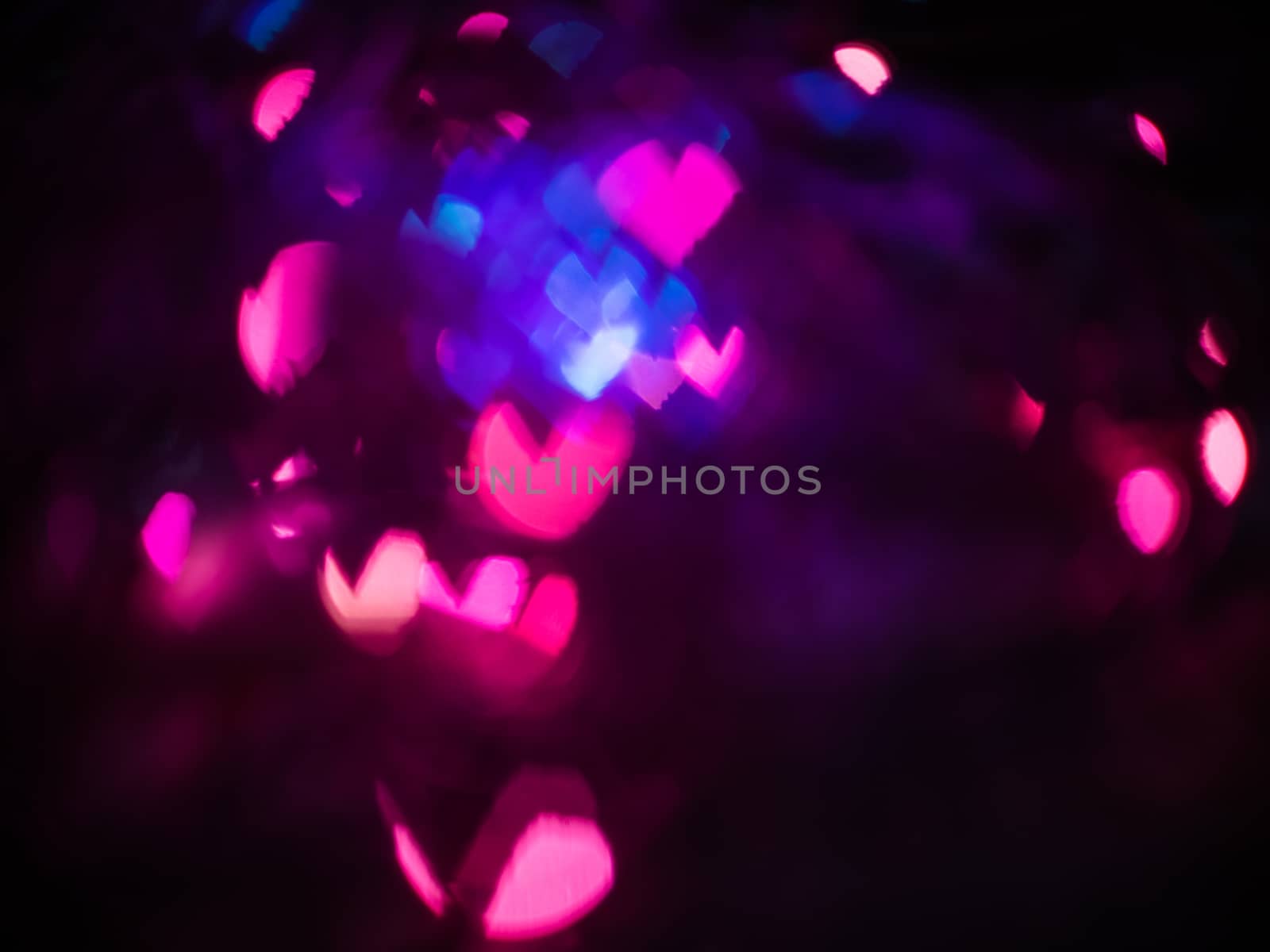 Heart bokeh background, Love Valentine's day background 