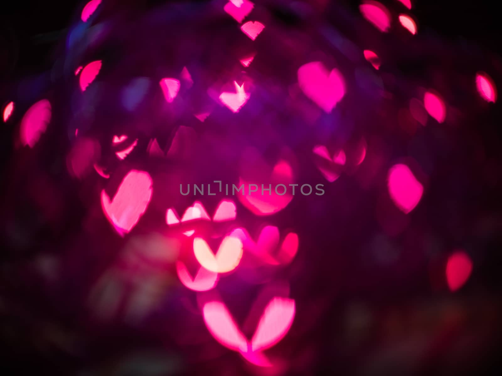 Heart bokeh background, Valentine's day by dolfinvik