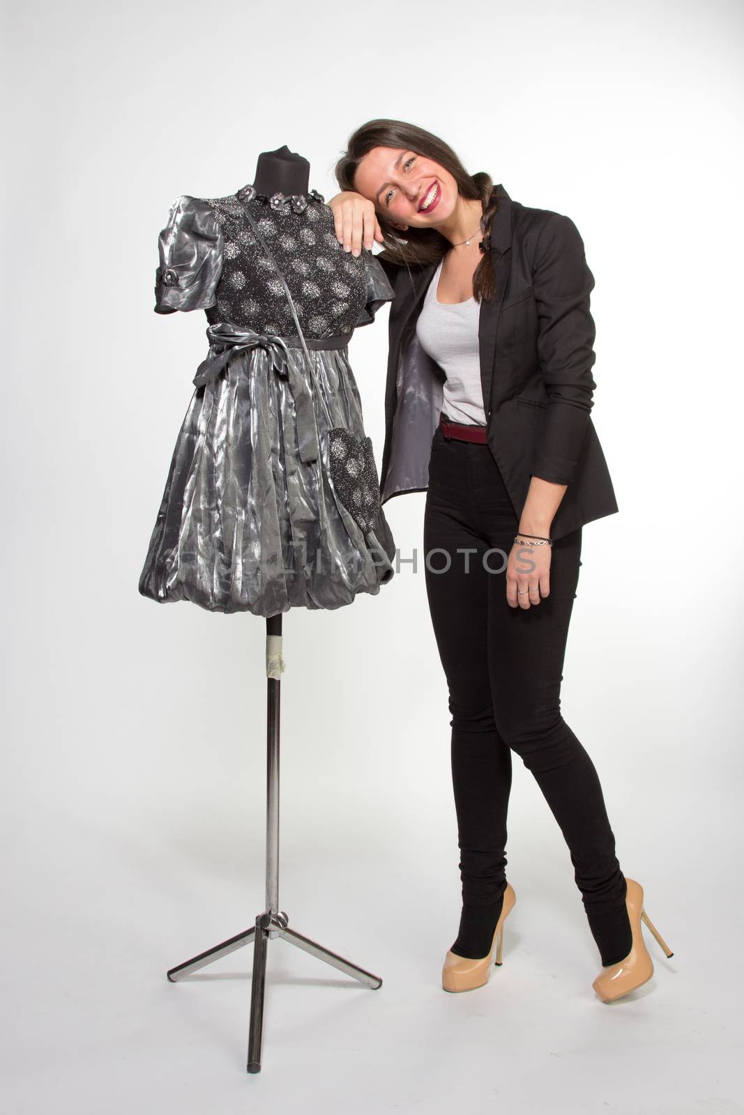 Woman with mannequin by gsdonlin