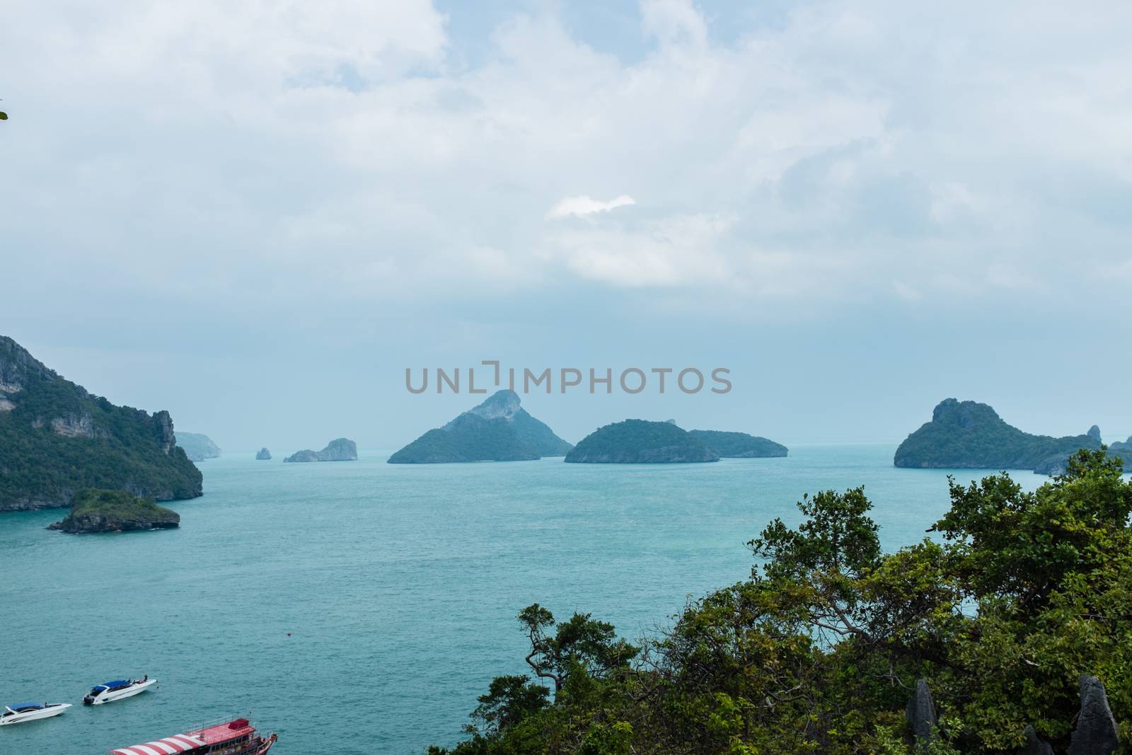 Landscape of Angthong islands of Thailand