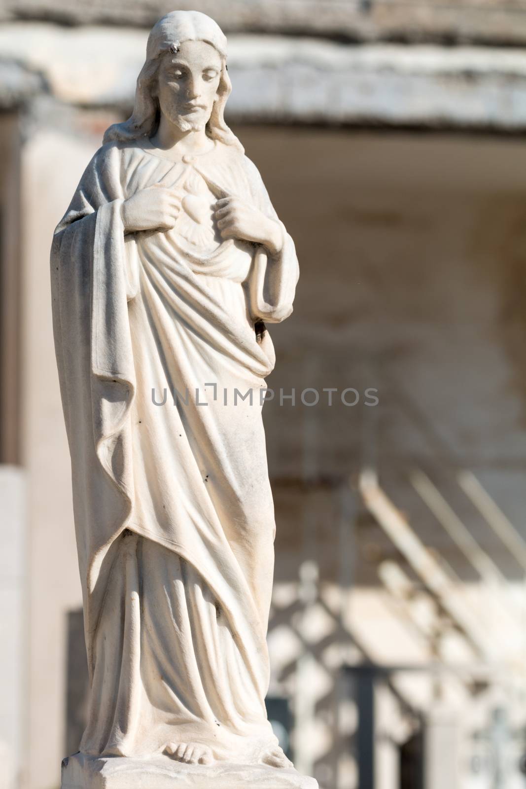 Statue of Jesus sitting by bolkan73