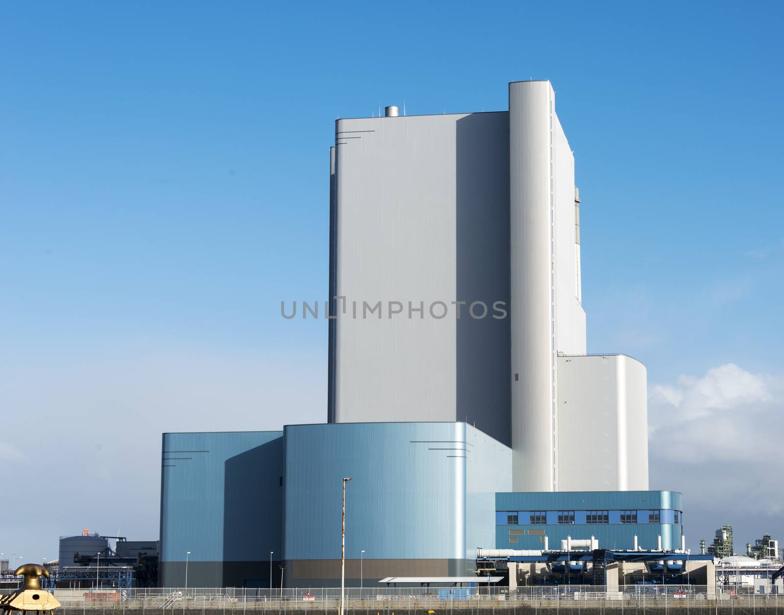 coal-fired power plant on the Maasvlakte, the industrial harbor district of Rotterdam