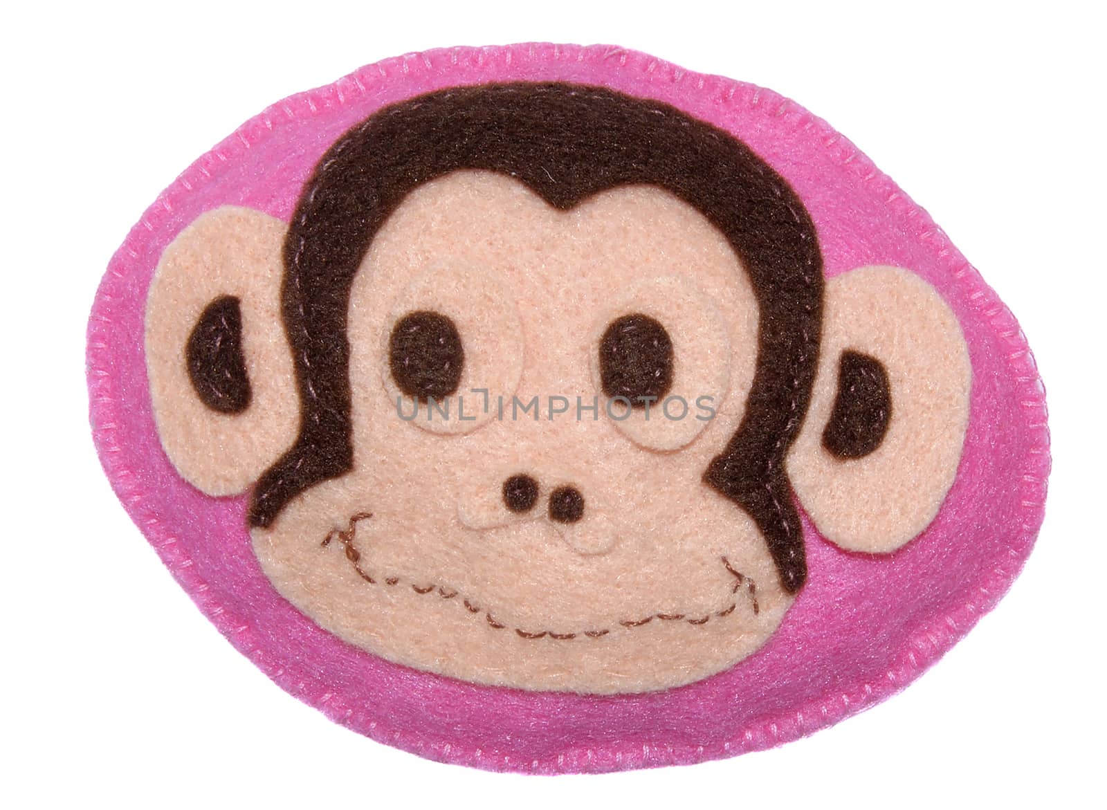 Handmade toy from felt - monkey