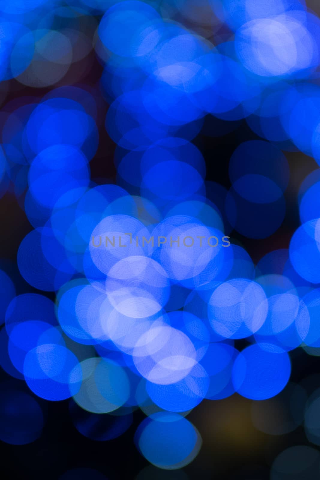 blurred blue light