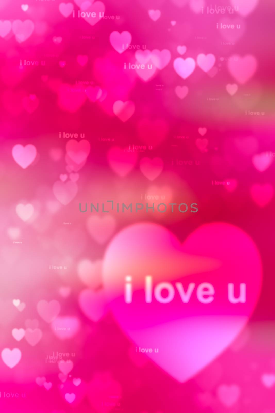 words i love you as red background by a3701027