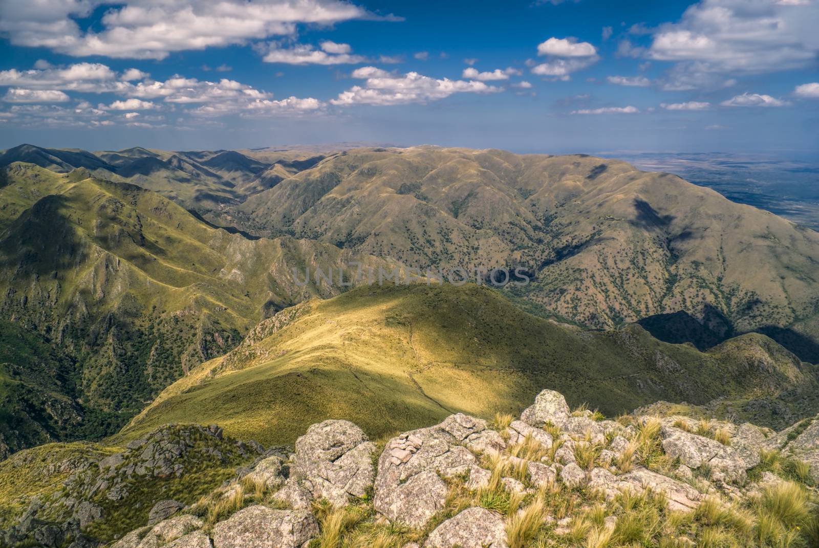 Picturesque mountains in Capilla del Monte in Argentina, South America