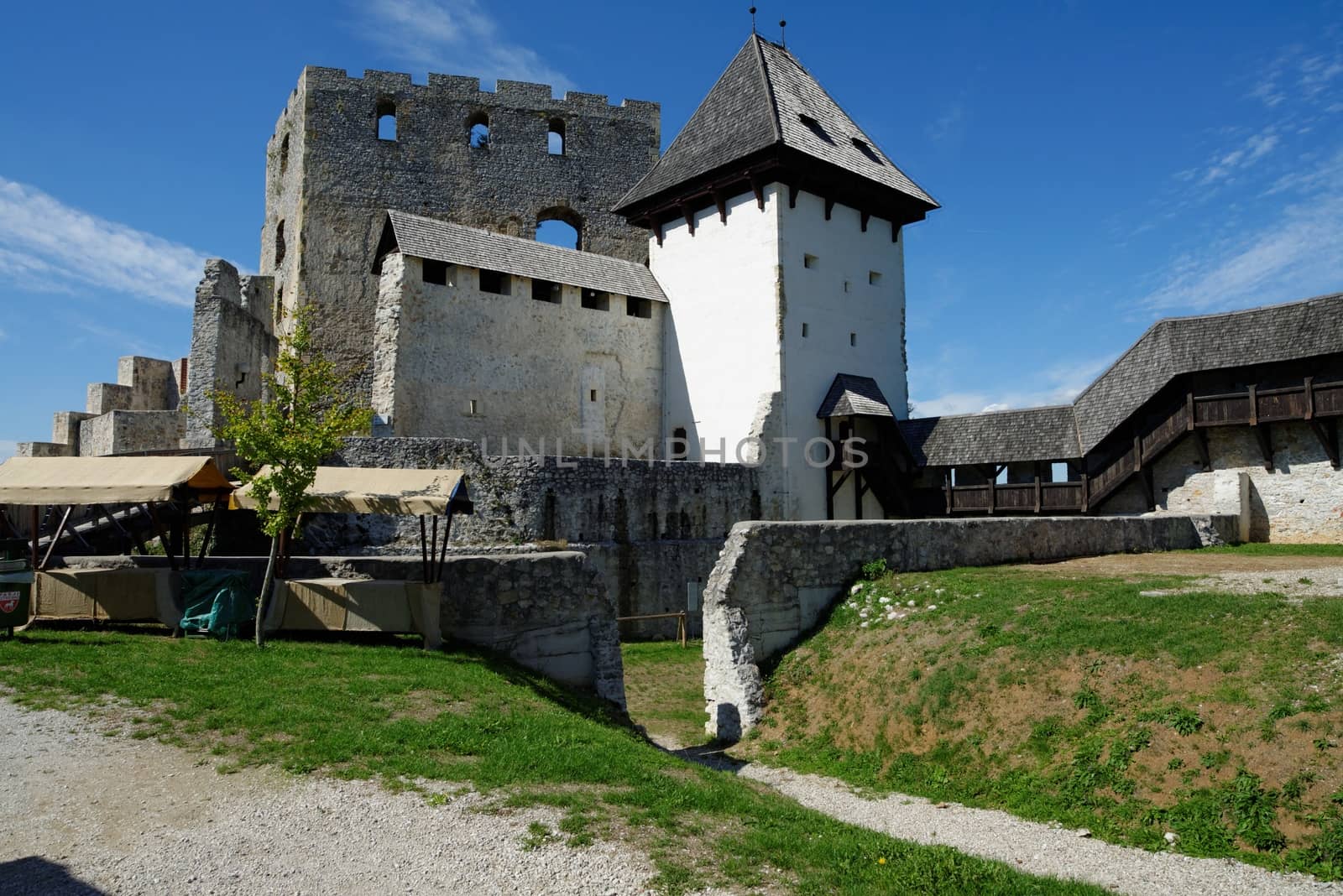 Celje medieval castle in Slovenia