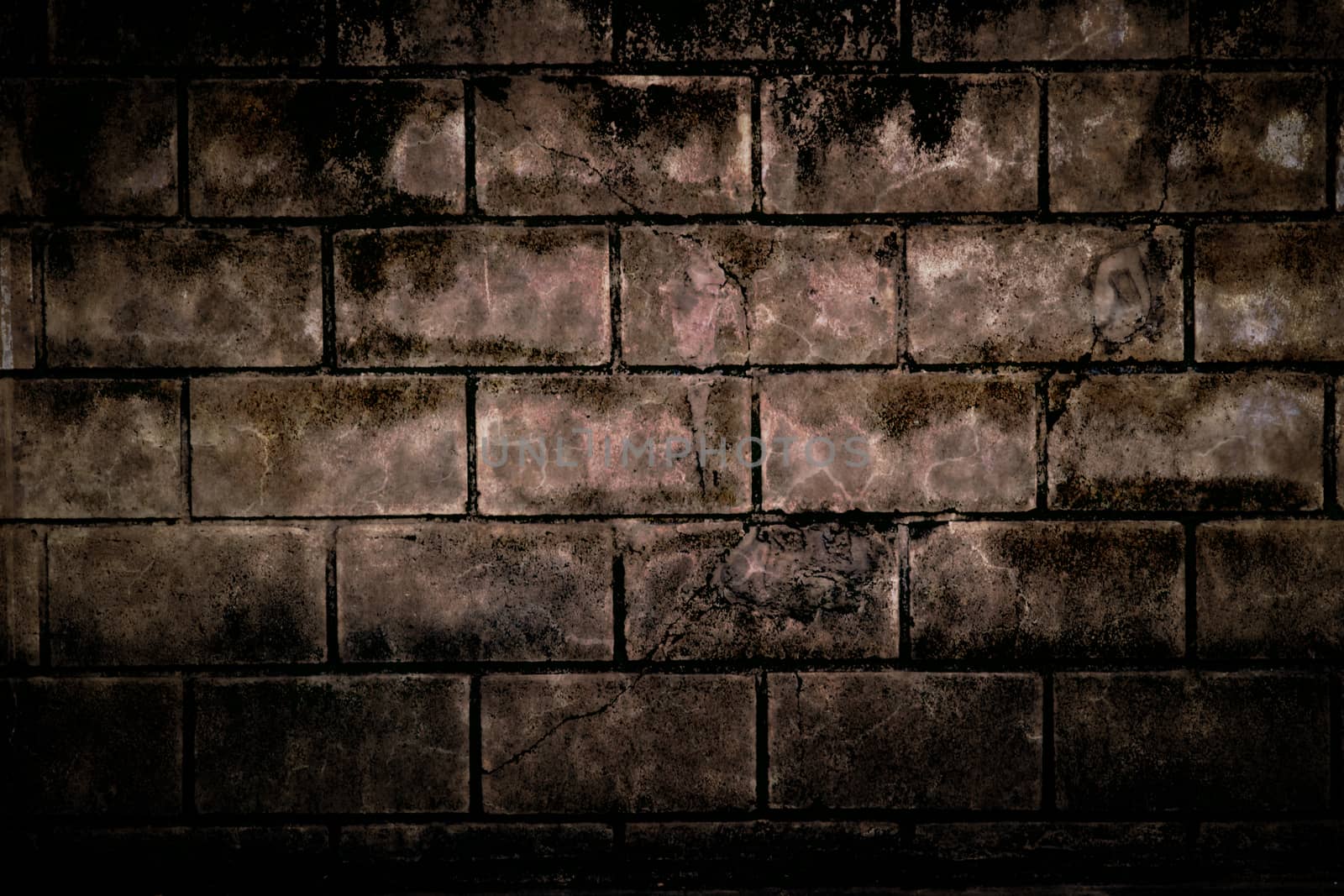 grunge texture, wall background, vignette