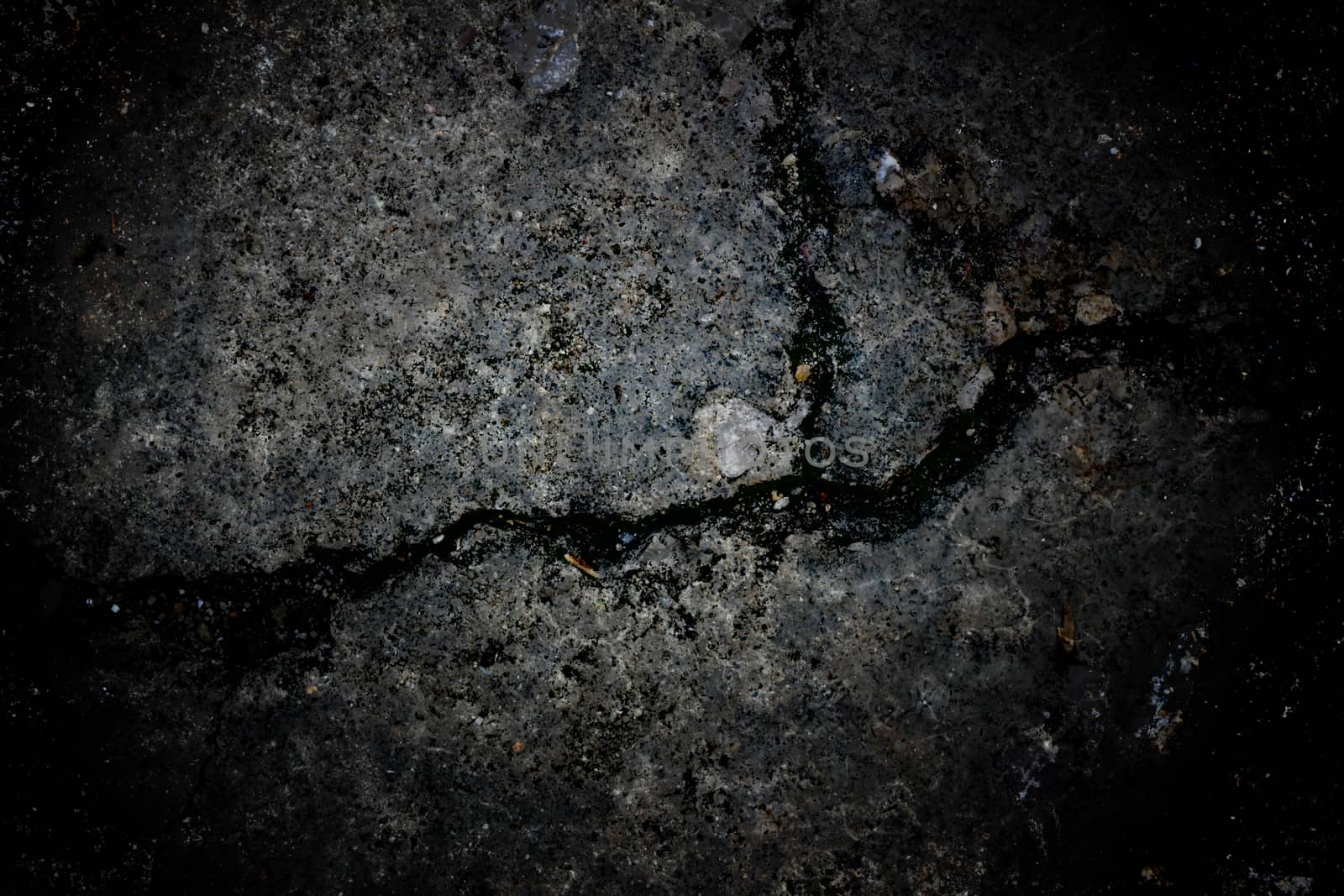 brick grunge texture, wall background, vignette