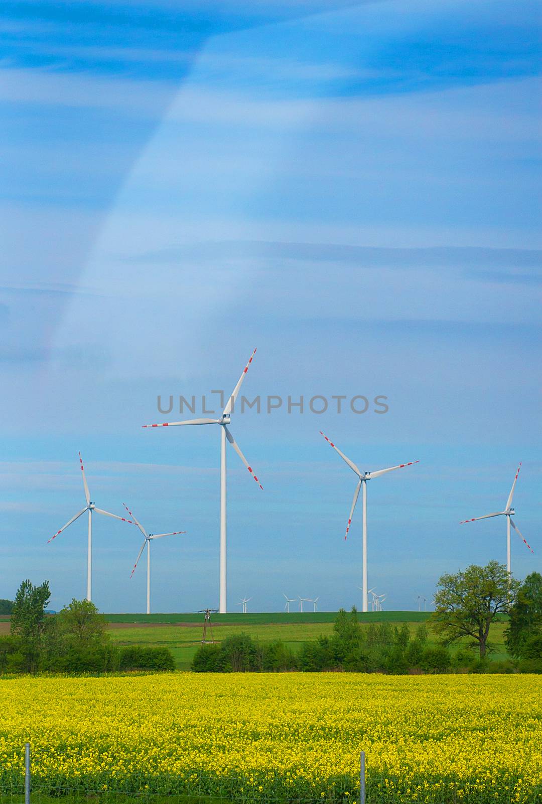 Eco power, wind turbines by sfinks