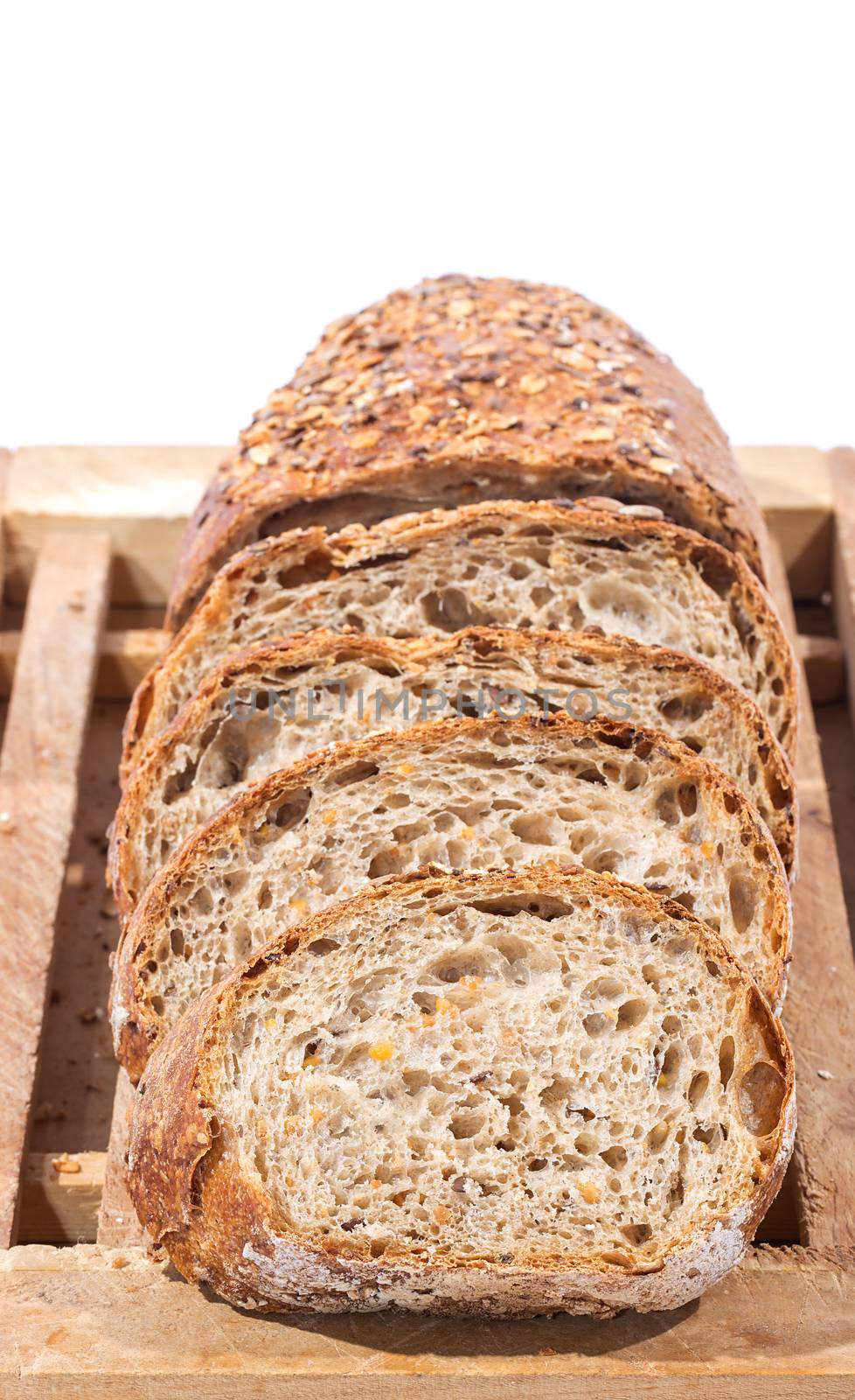 Sliced Whole Grain Bread by milinz