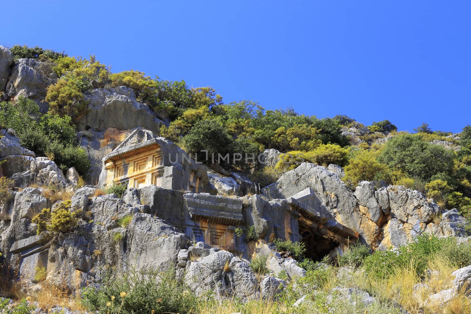 Ancient Dead Town In Myra Demre Turkey
