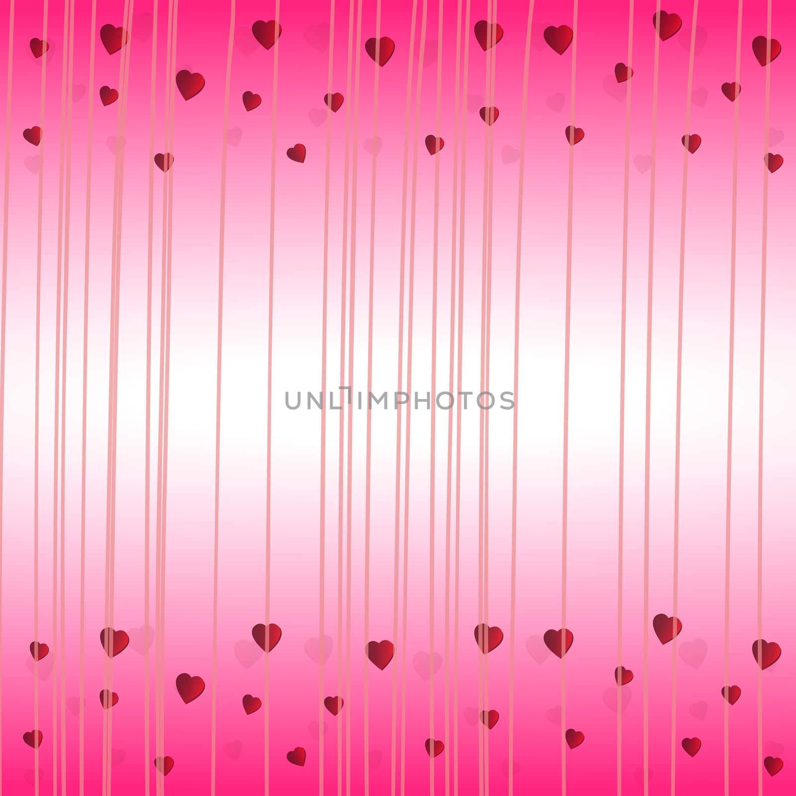 Red hearts concept on Valentine's day background.Vector EPS10. by toodlingstudio