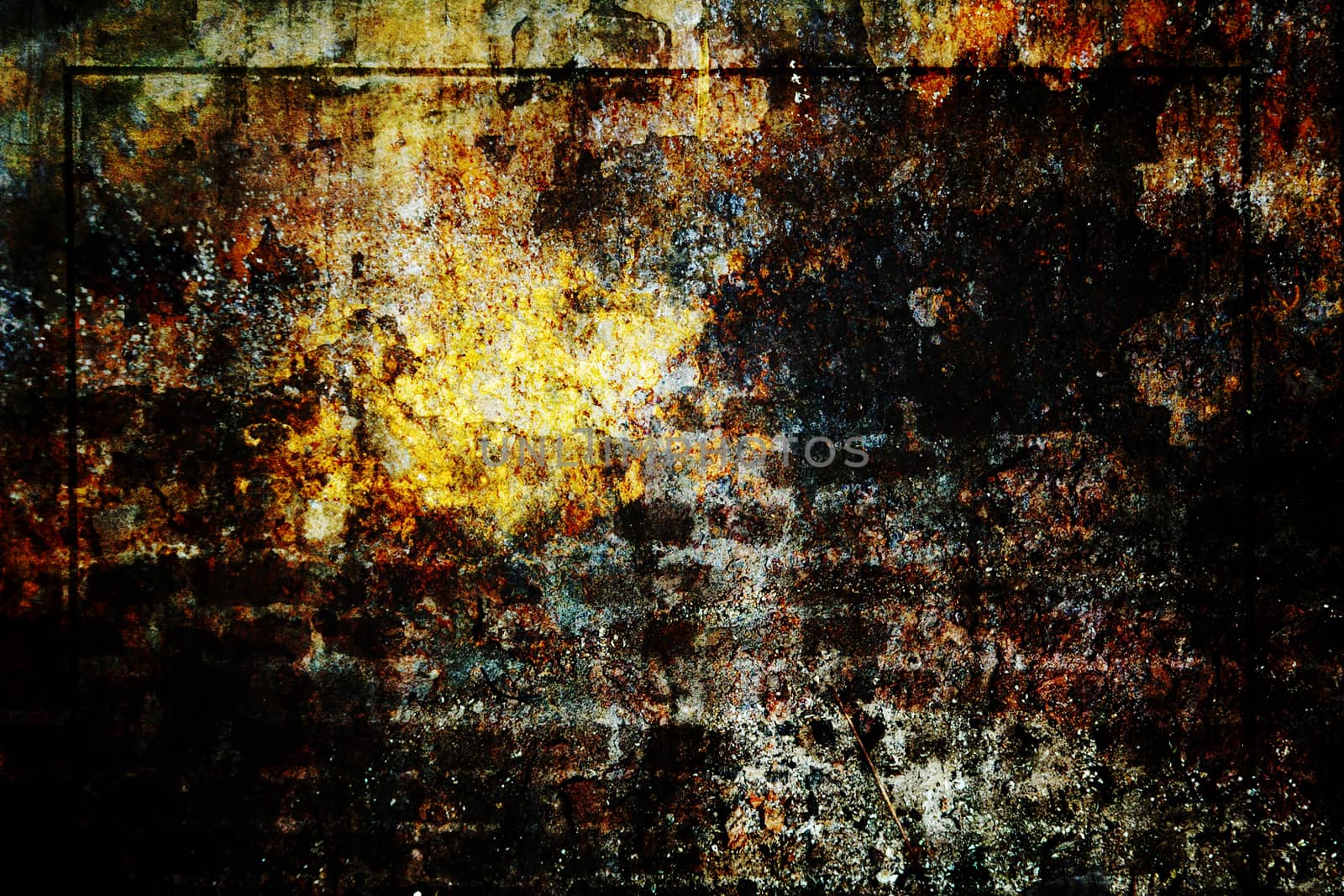 grunge texture, wall background, vignette 