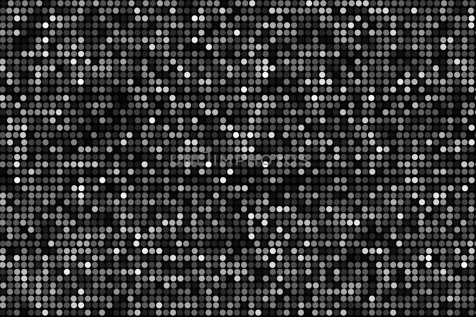 Polka dot background, black and white