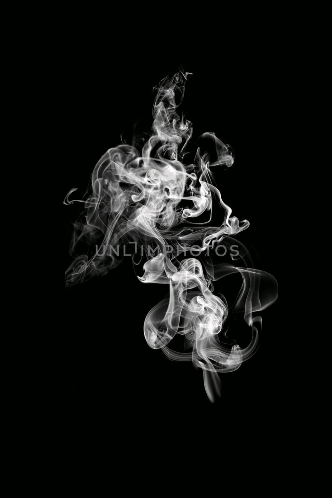 white smoke on black background by a3701027