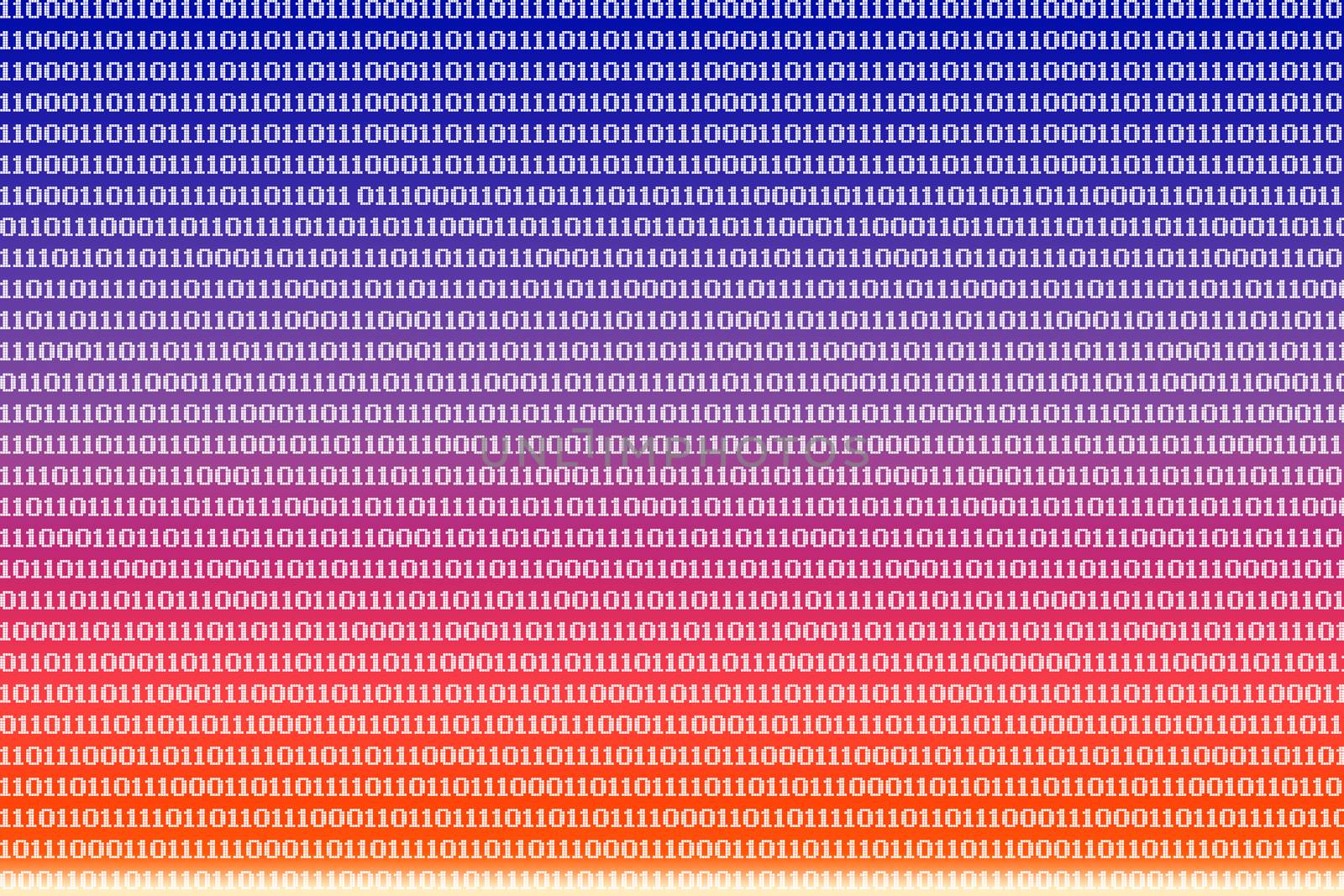 Binary computer code background
