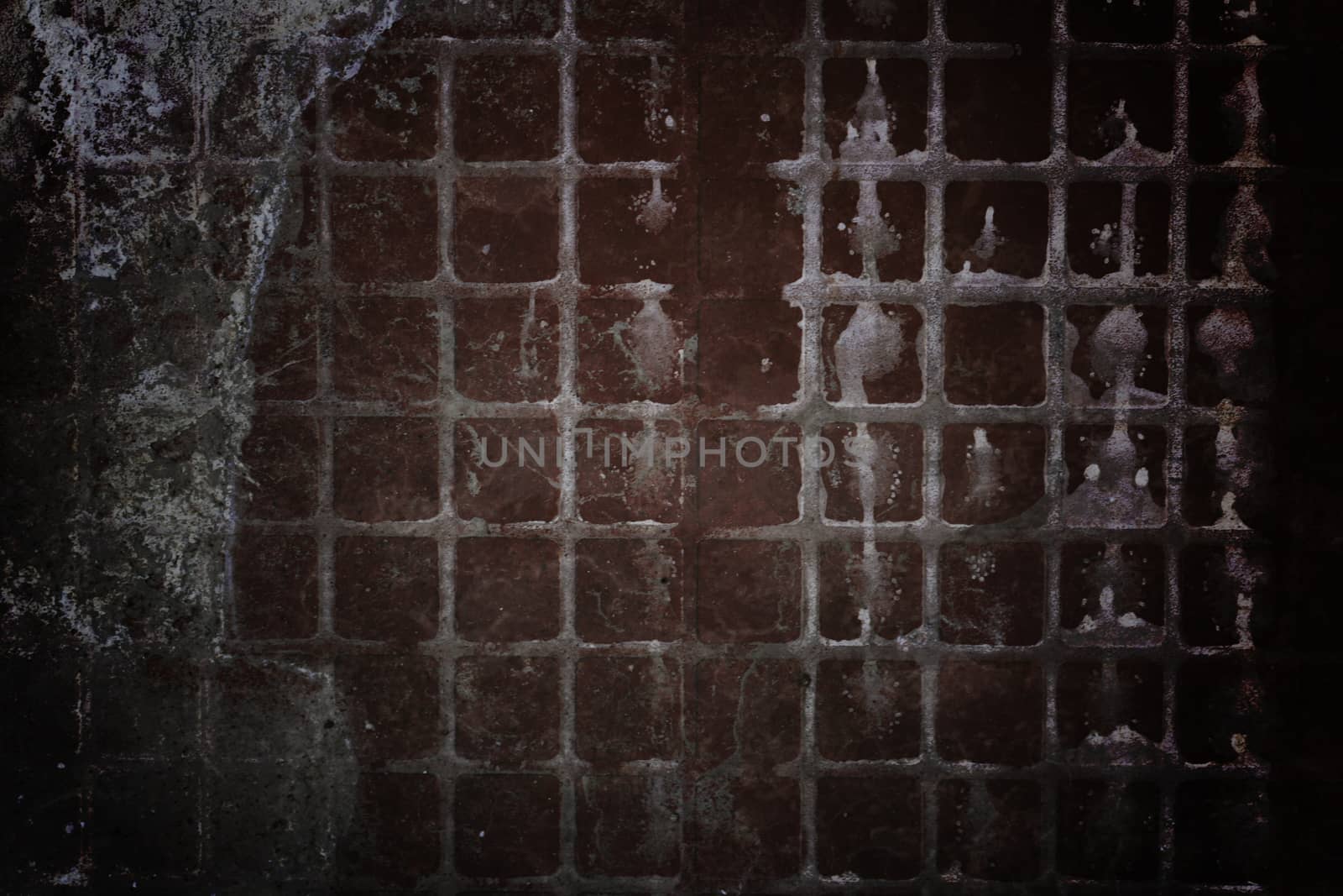 grunge texture, wall background, vignette