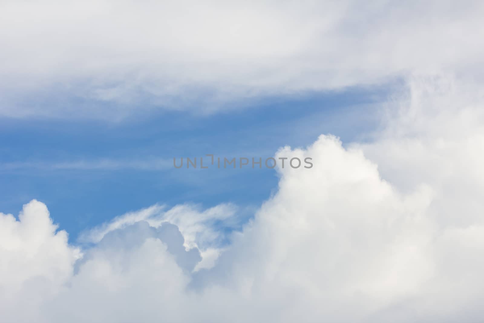 blue sky with clouds background.