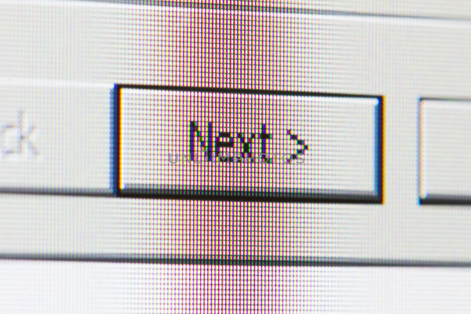 Next button on computer screen - macro