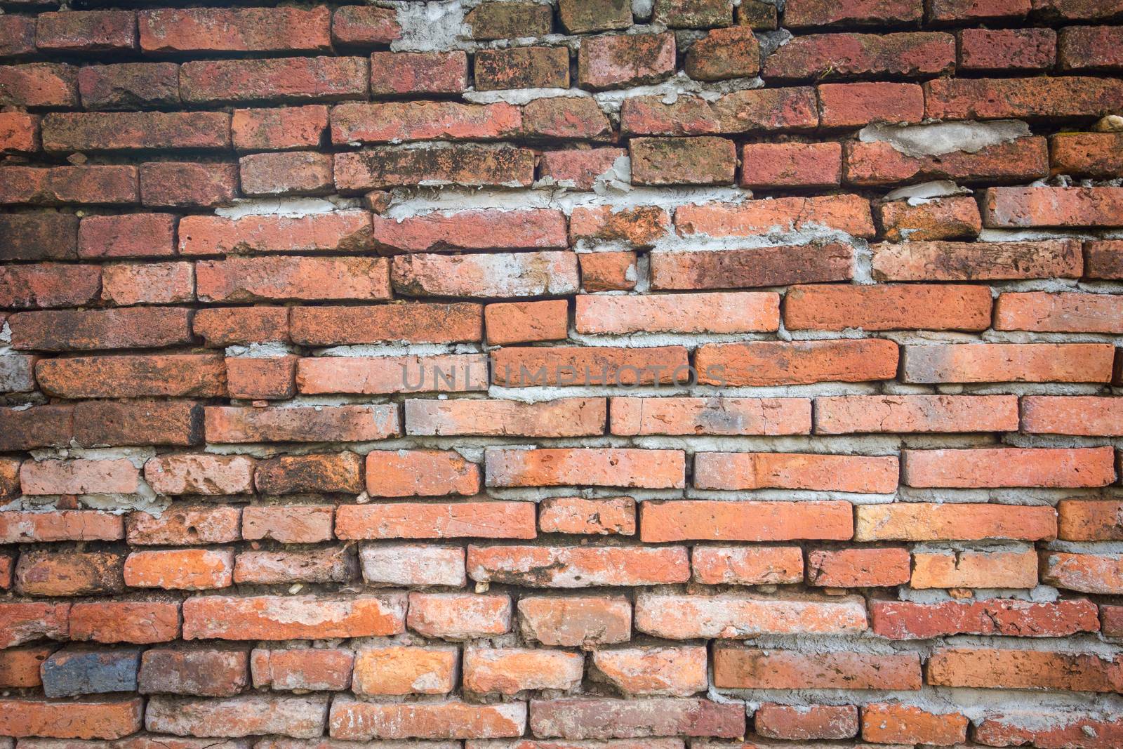 Background of old grunge brick wall texture.