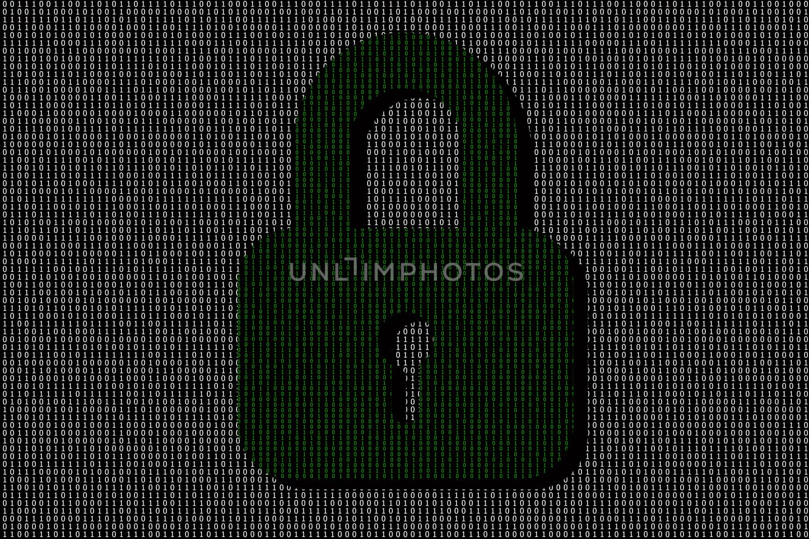 encrypted digital lock.