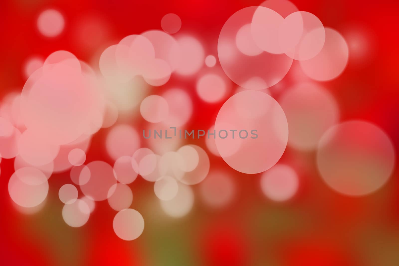 red bokeh abstract light background.