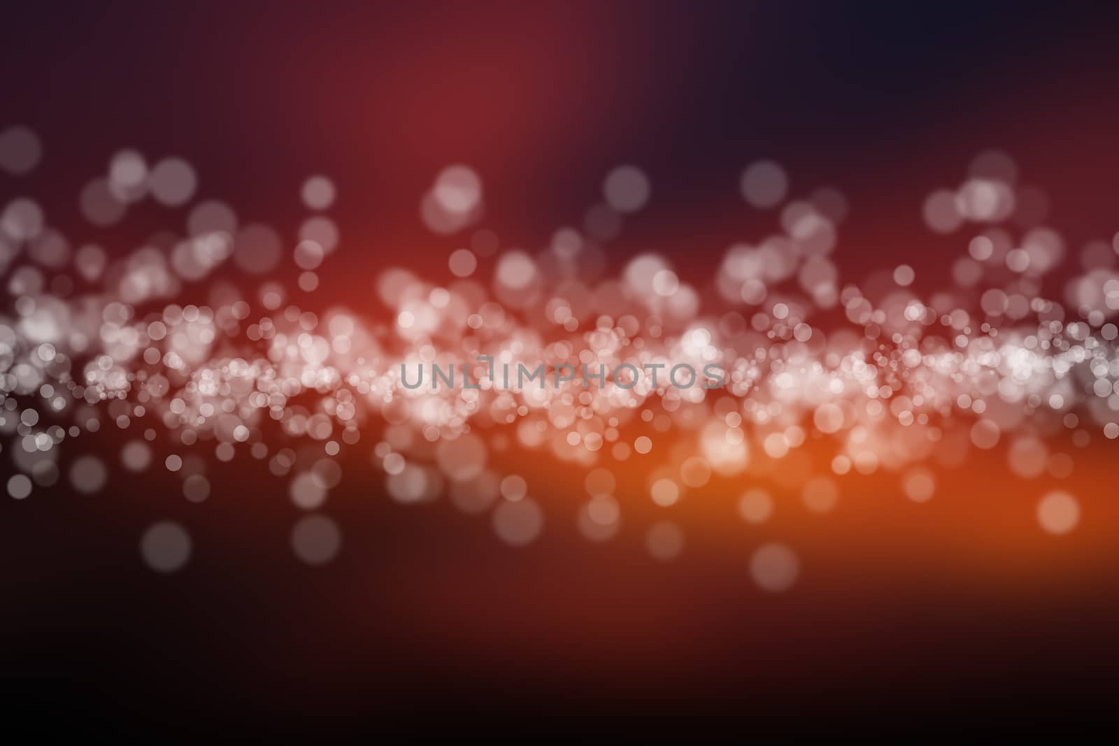 red bokeh abstract light background.