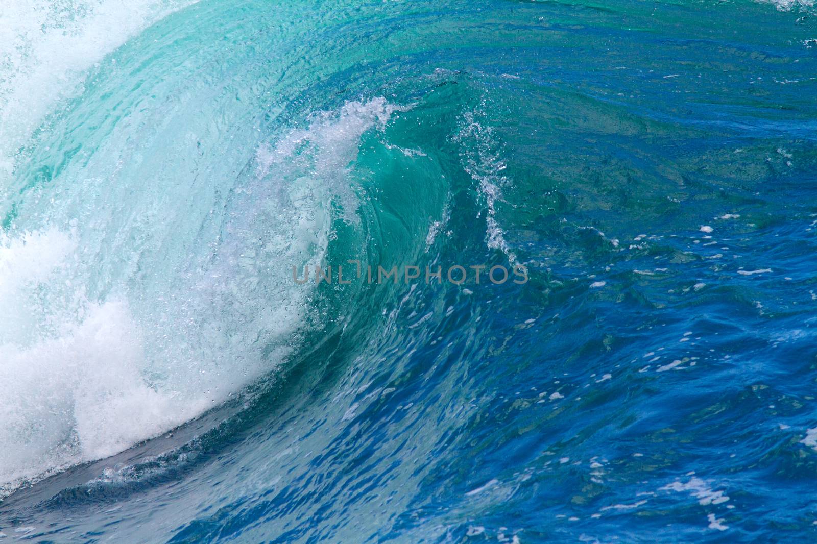 Picture of Ocean Wave. Indian Ocean.