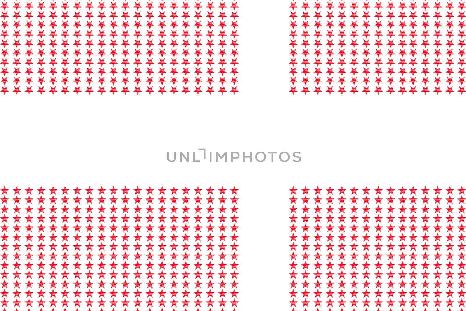 red stars pattern on white background with copyspace