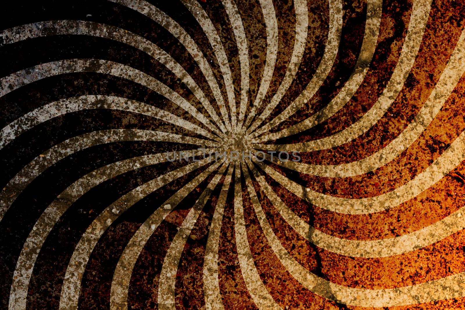 vintage abstract sun rays on the wall grunge.