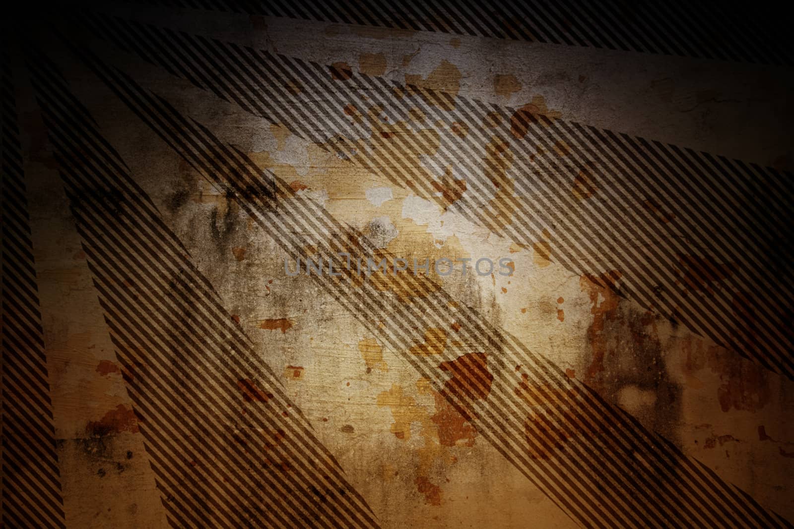 vintage abstract sun rays on the wall grunge.