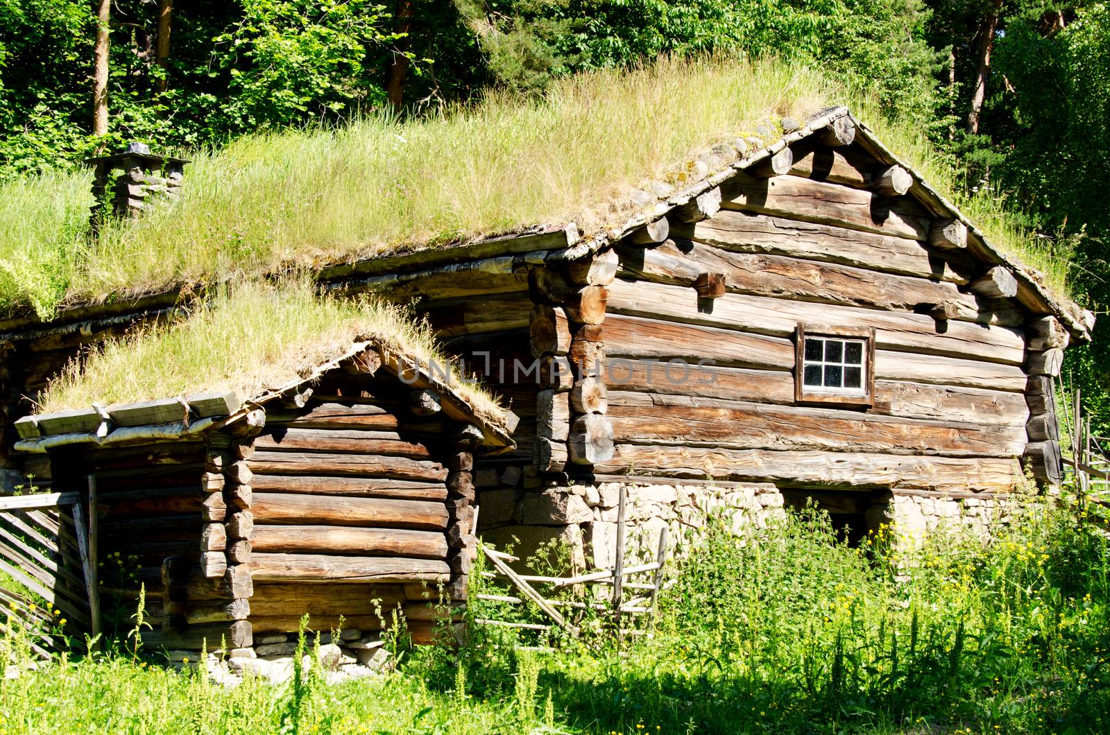 An old historic house in Norway