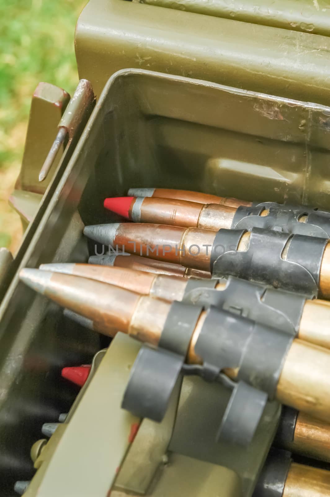 large caliber machine gun bullets