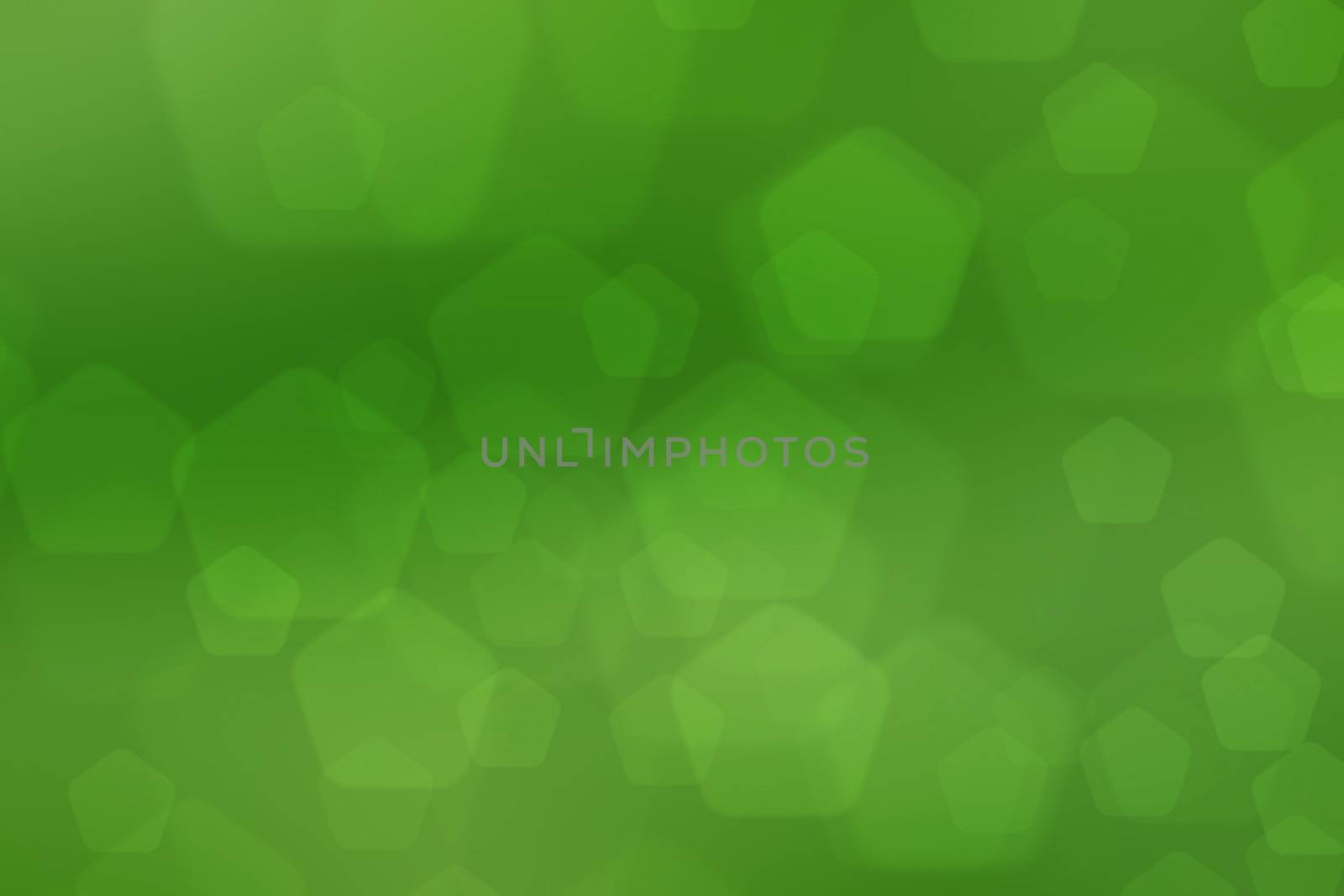 abstract green nature background, pentagon bokeh