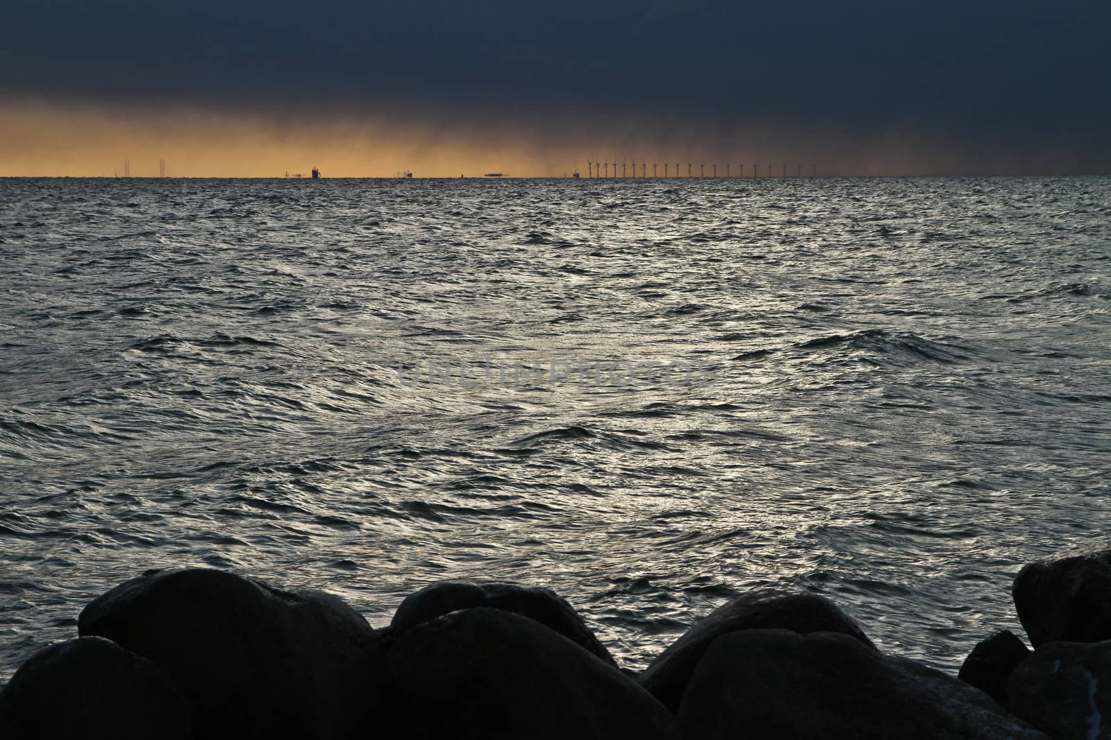 Coastal landscape in denmark north from copenhagen