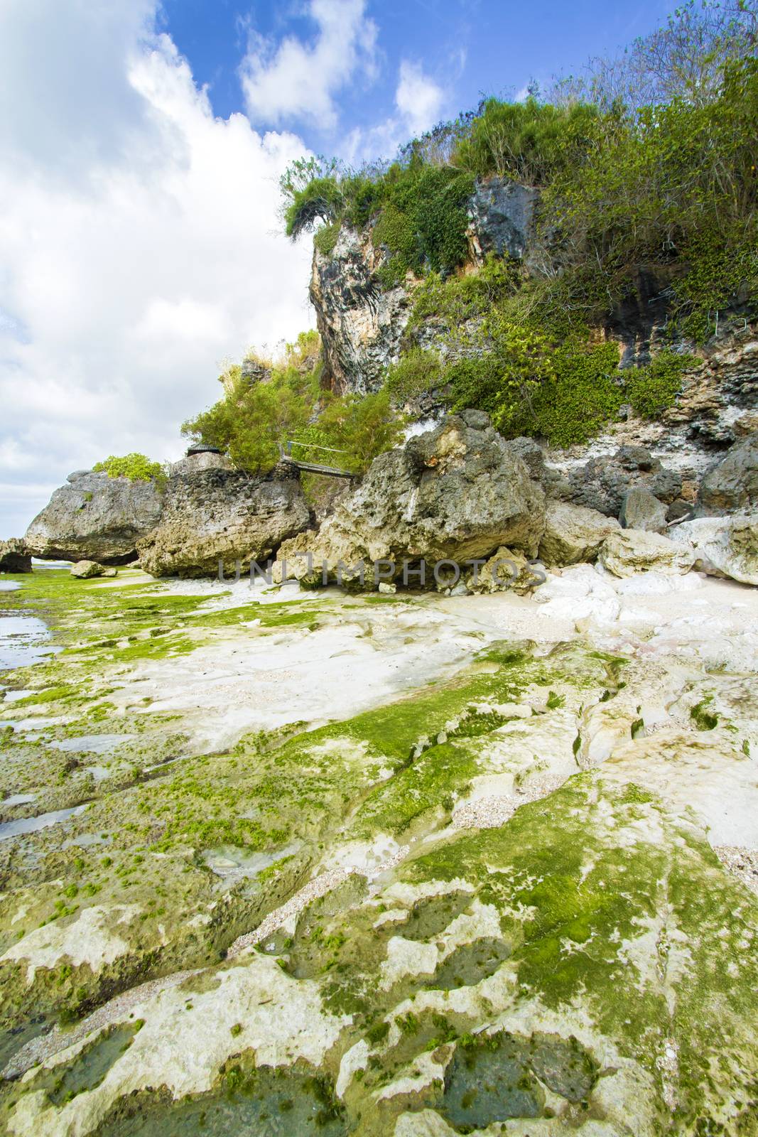 Ocean coastline, Bali, Indonesia.