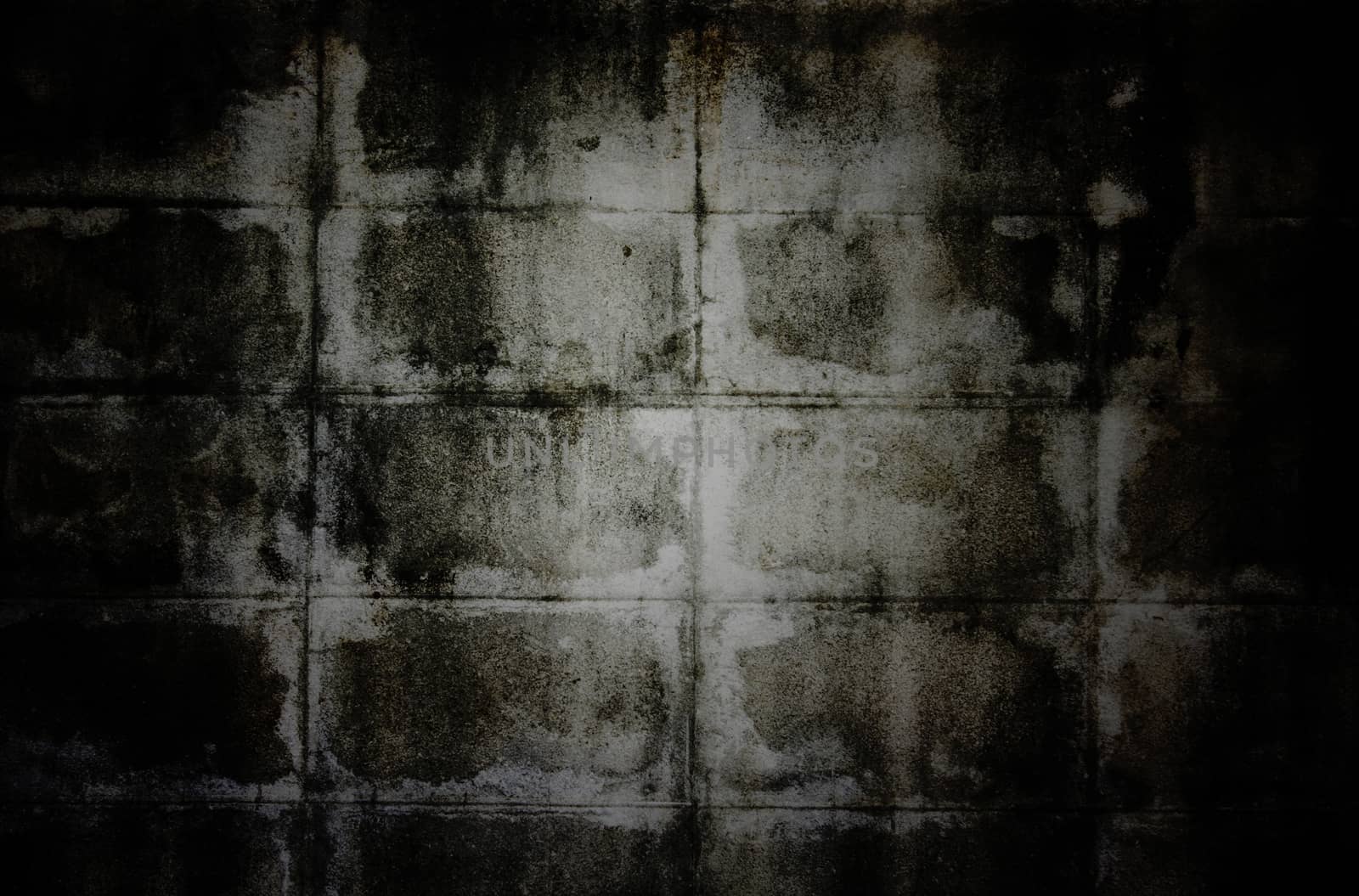 old grunge wall texture with vignette.