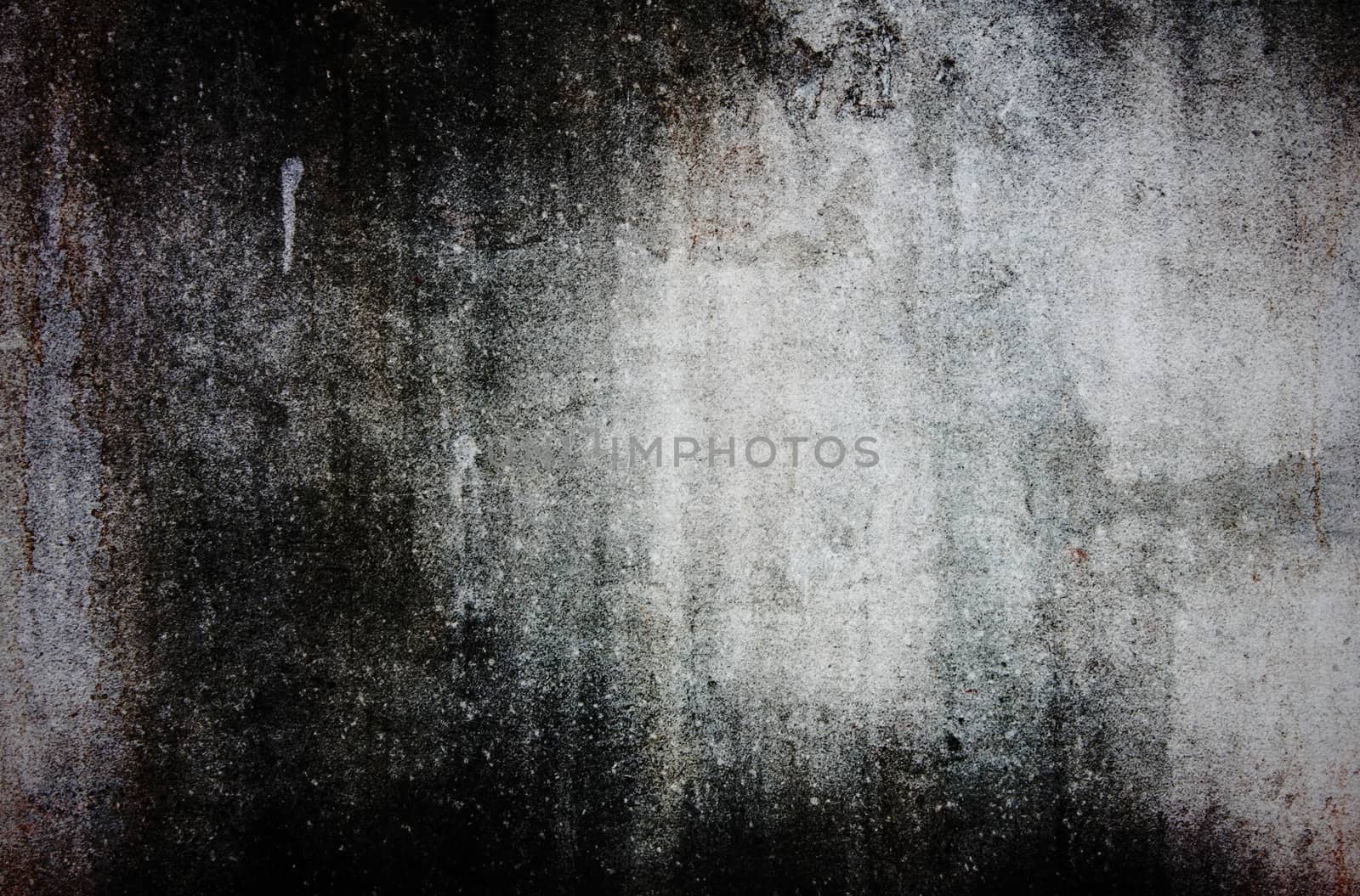old grunge wall texture with vignette.