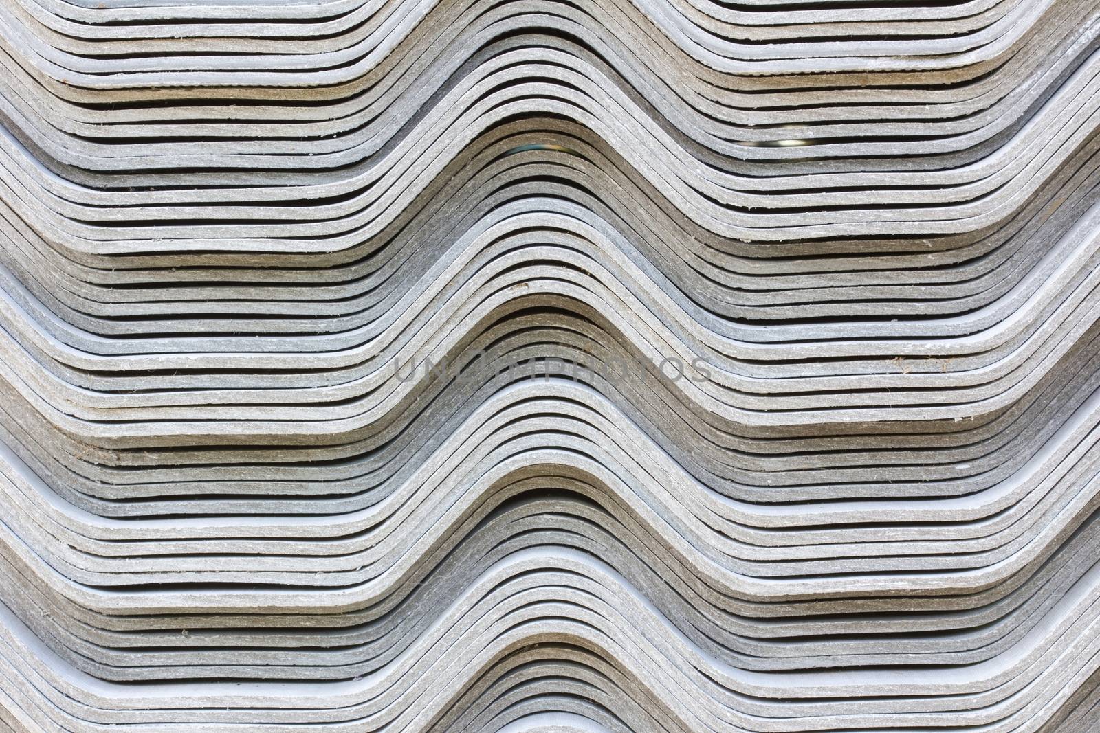 The stack of gypsum board preparing for construction, background