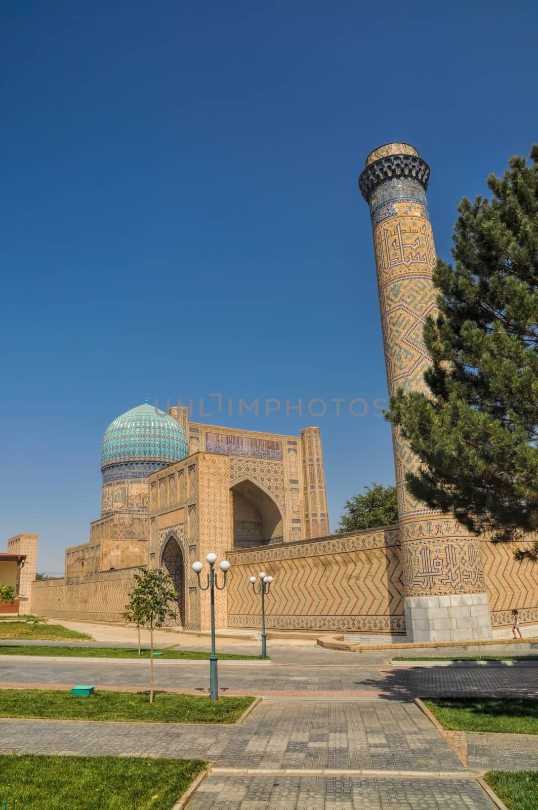 Scenic view of Samarkand, ancient city in Uzbekistan