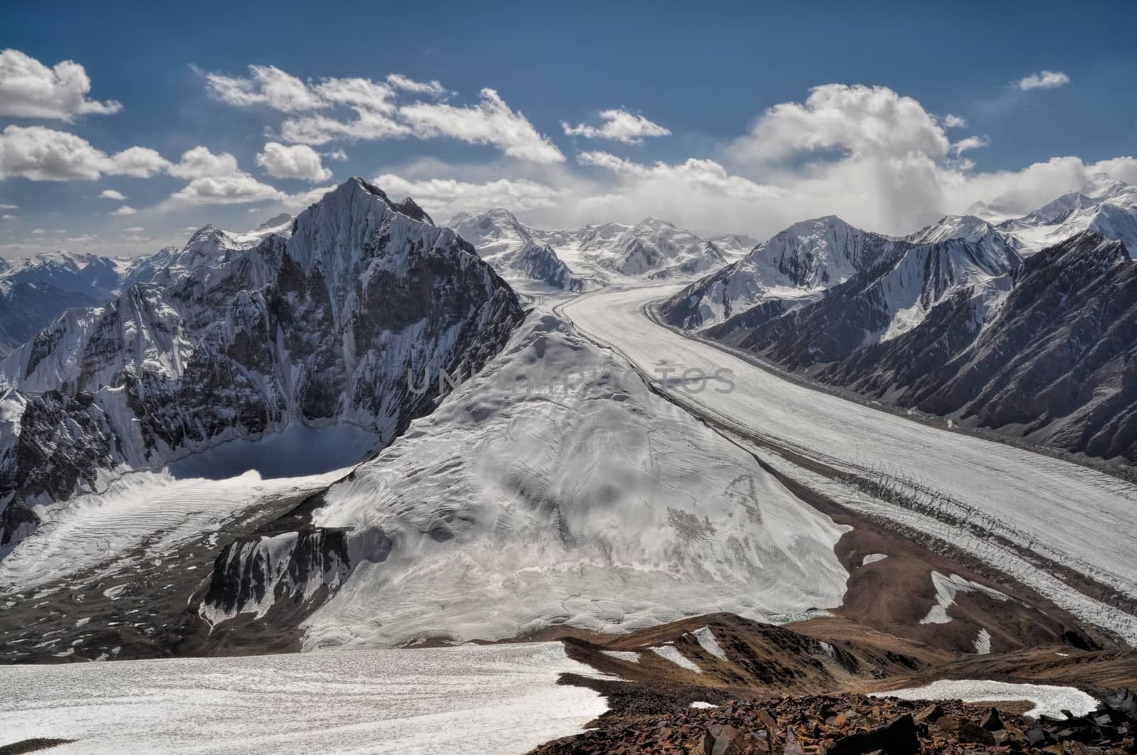 Fedchenko glacier in Tajikistan by MichalKnitl