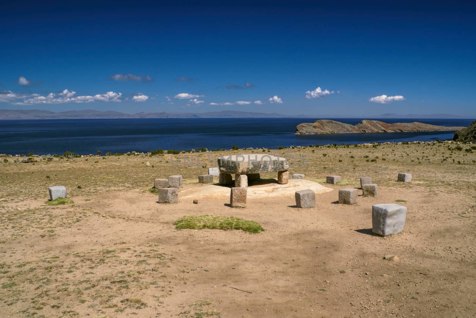 Ancient stones on Isla del Sol by MichalKnitl