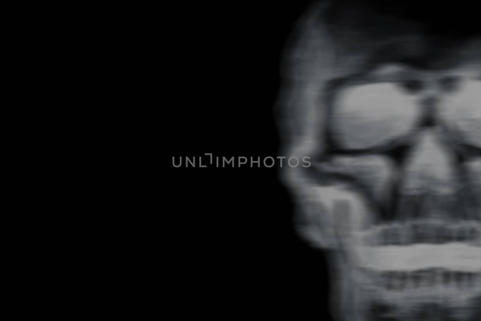 abstract black background with copyspace on the left, for halloween