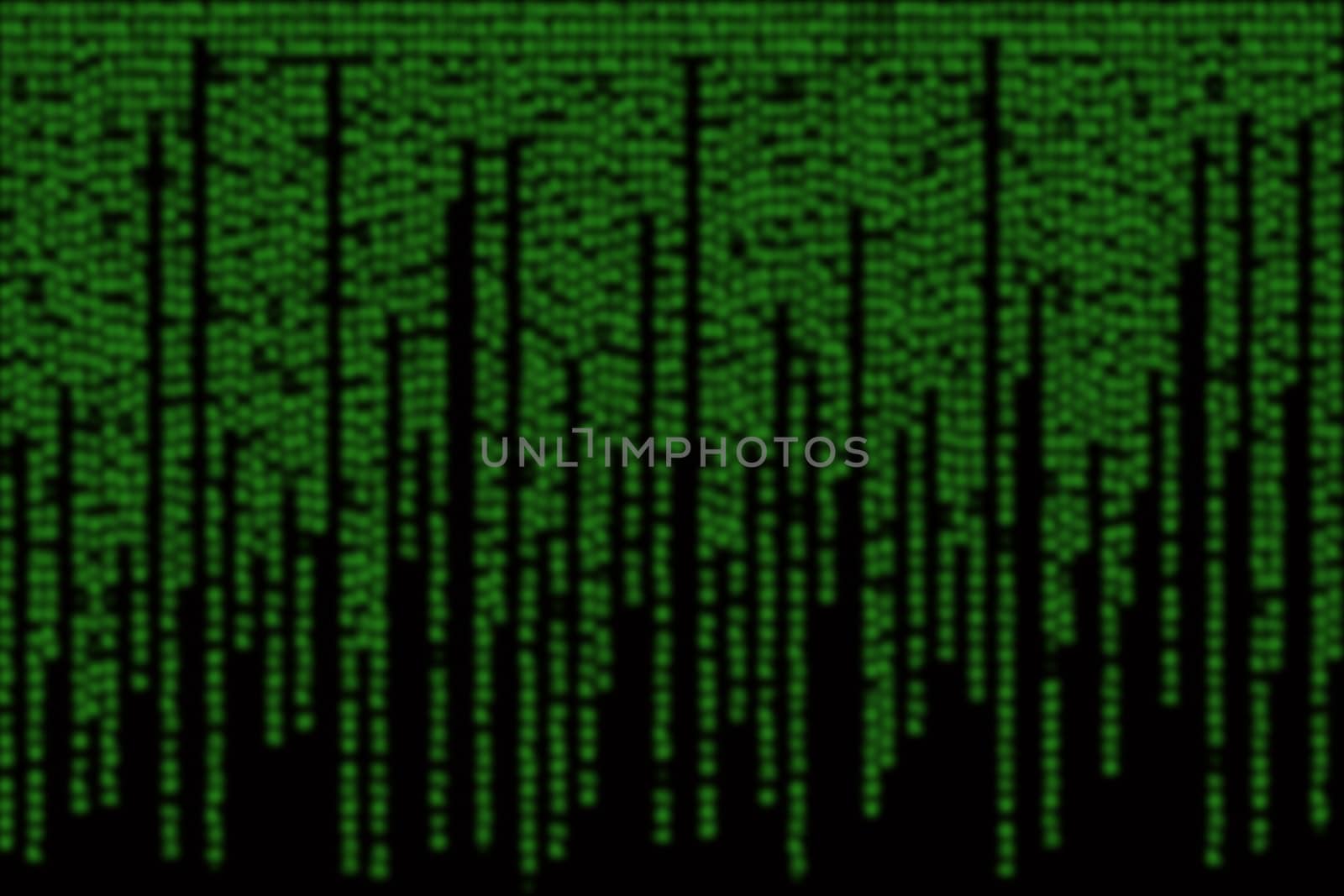 green abstract blur background, technology.