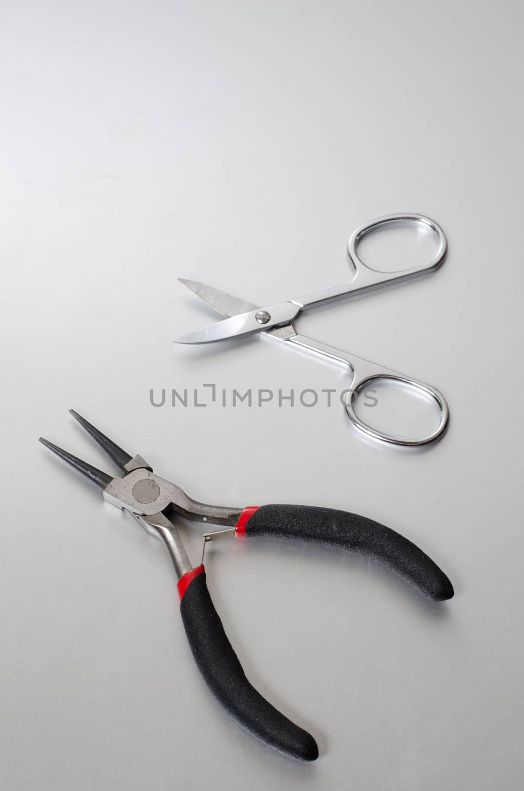 pliers and scissors