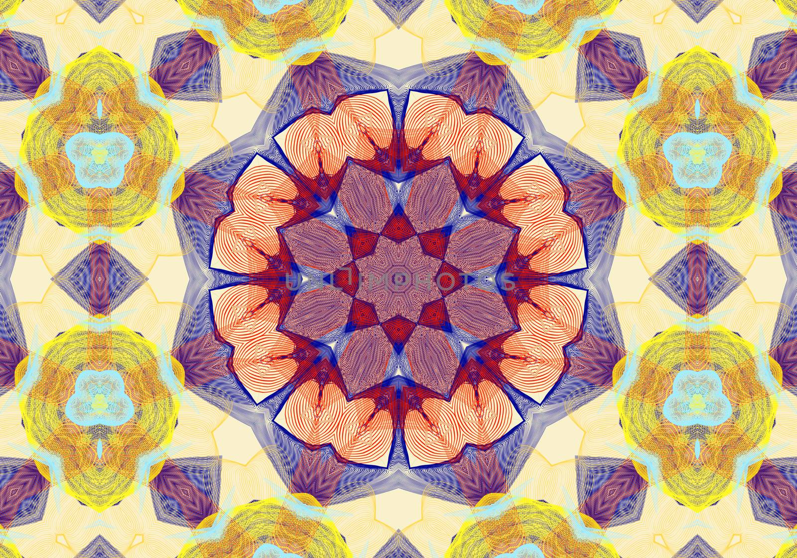 colorful kaleidoscopic pattern, mosaic background