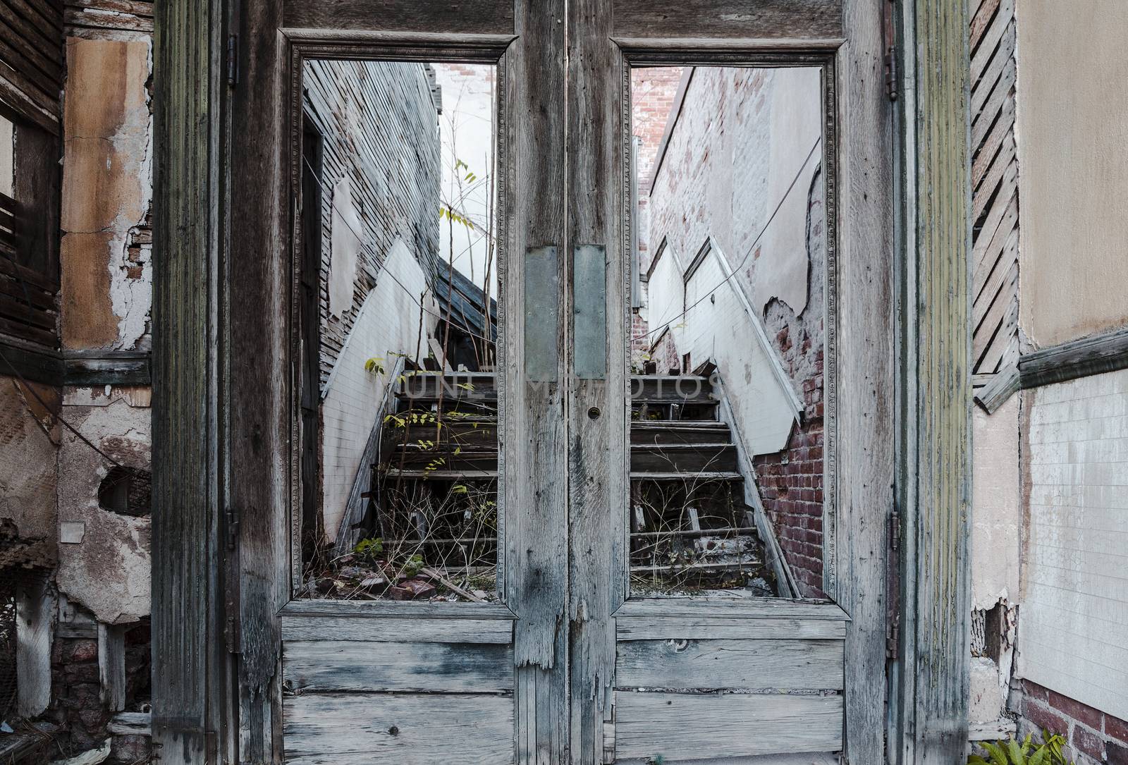 Abandoned Doorway by Creatista