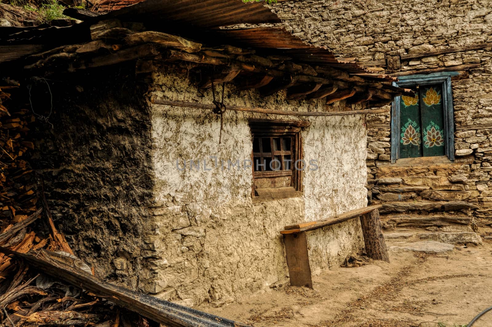 Old village in Nepal by MichalKnitl