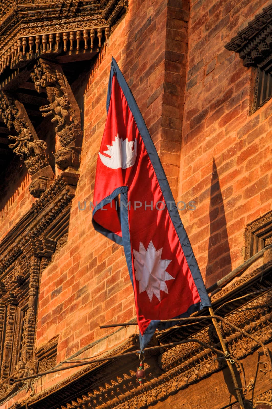Nepalese flag by MichalKnitl